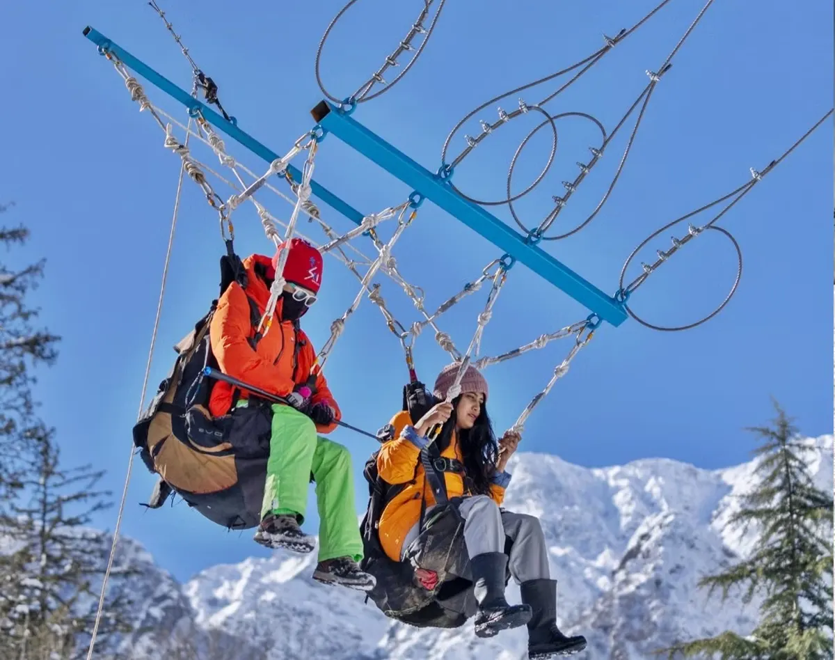 Giant Swing in solang valley